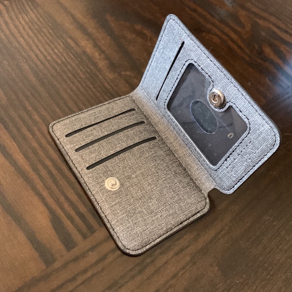 Gear Beast Phone Wallet, stick on. Black/Heathered Gray - Picture 4 of 6